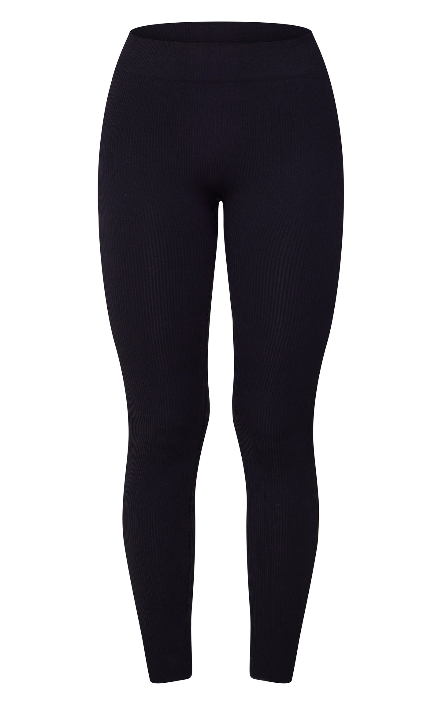 Stone Structured Contour Rib Cuffed Detail Leggings Next Day Delivery