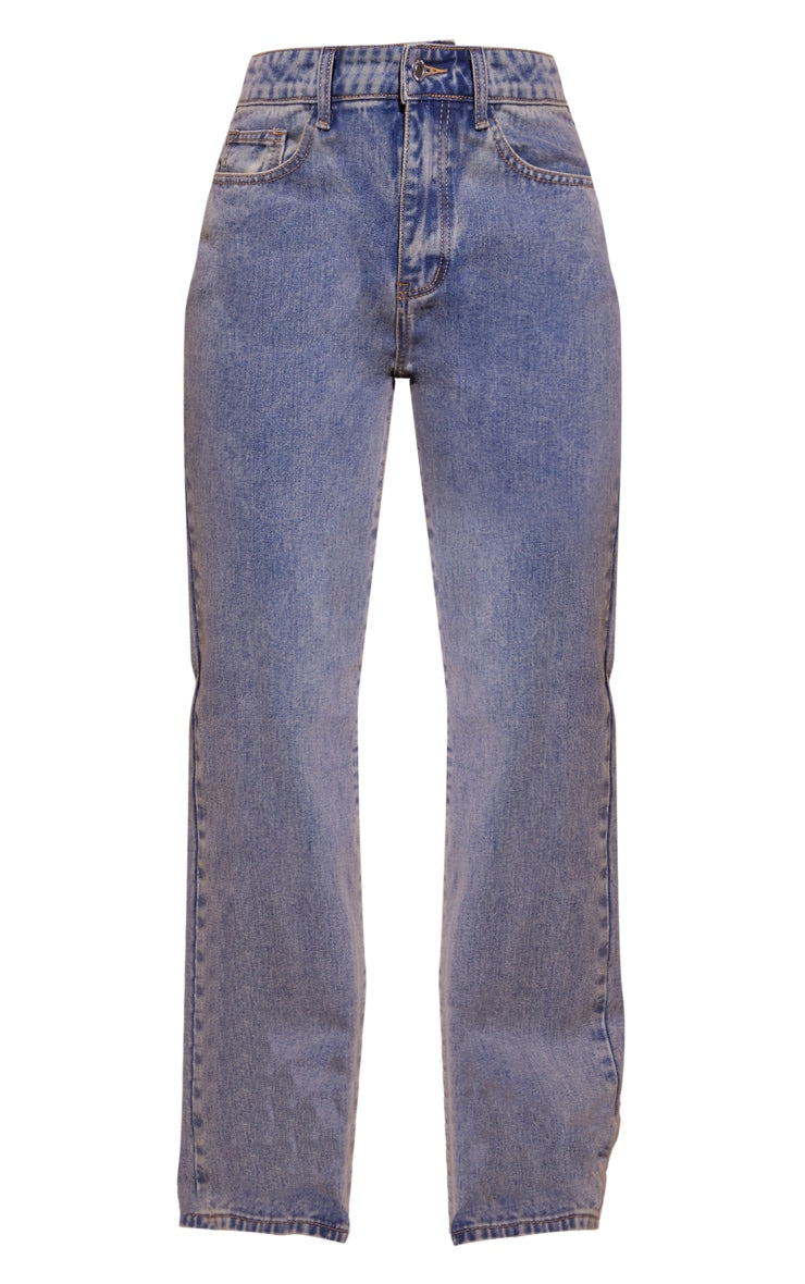 Baby Pink Wash Straight Leg Jeans Next Day Delivery Before 10 pm