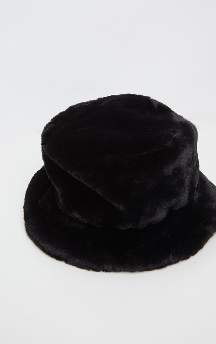 Mushroom Faux Fur Bucket Hat Next Day Delivery Before 10 pm