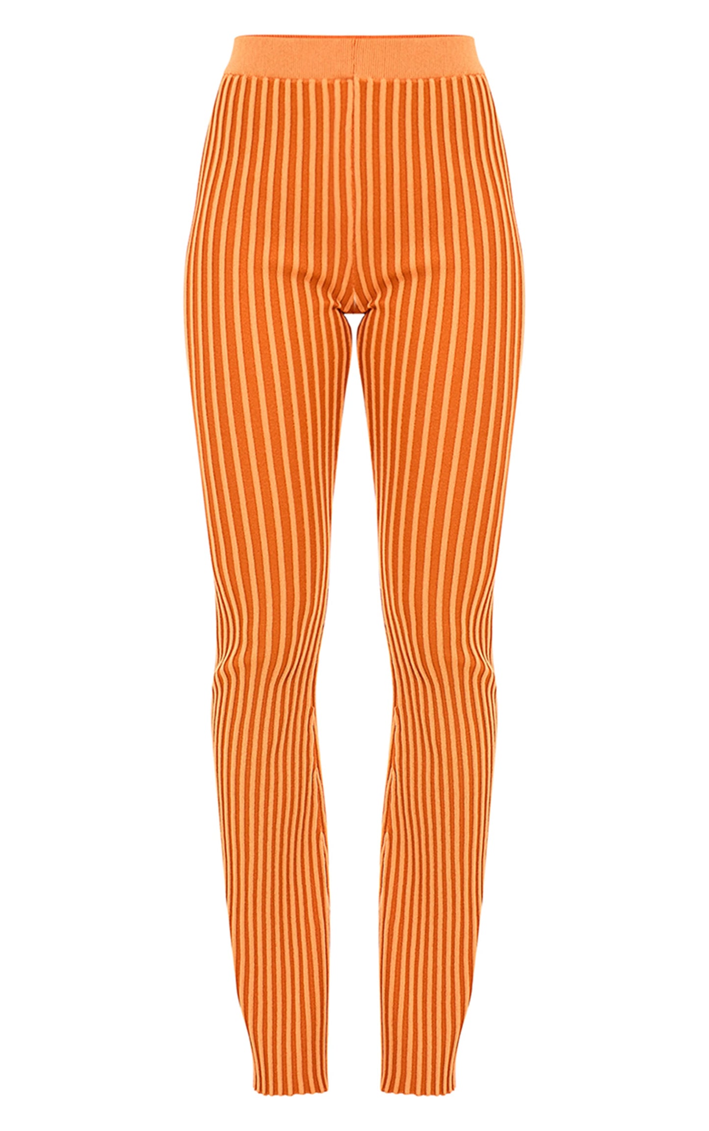 Black Two Tone Knit Flared Trousers Next Day Delivery Before 10 pm