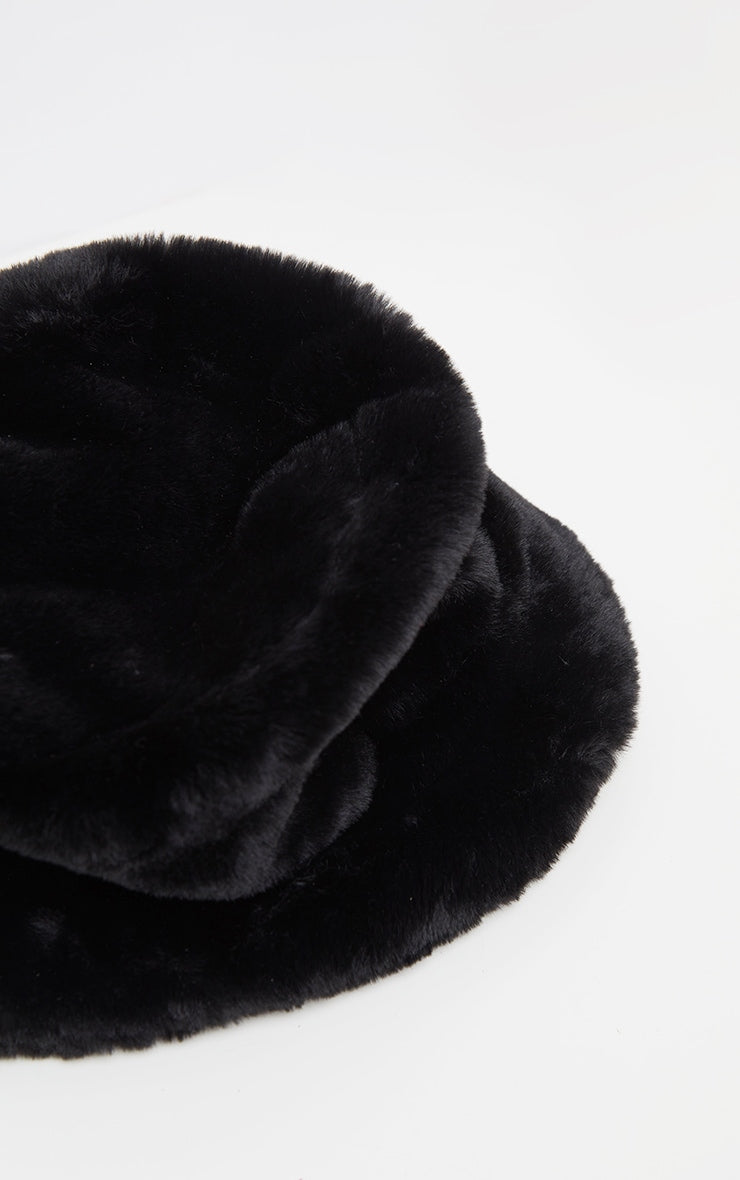 Mushroom Faux Fur Bucket Hat Next Day Delivery Before 10 pm