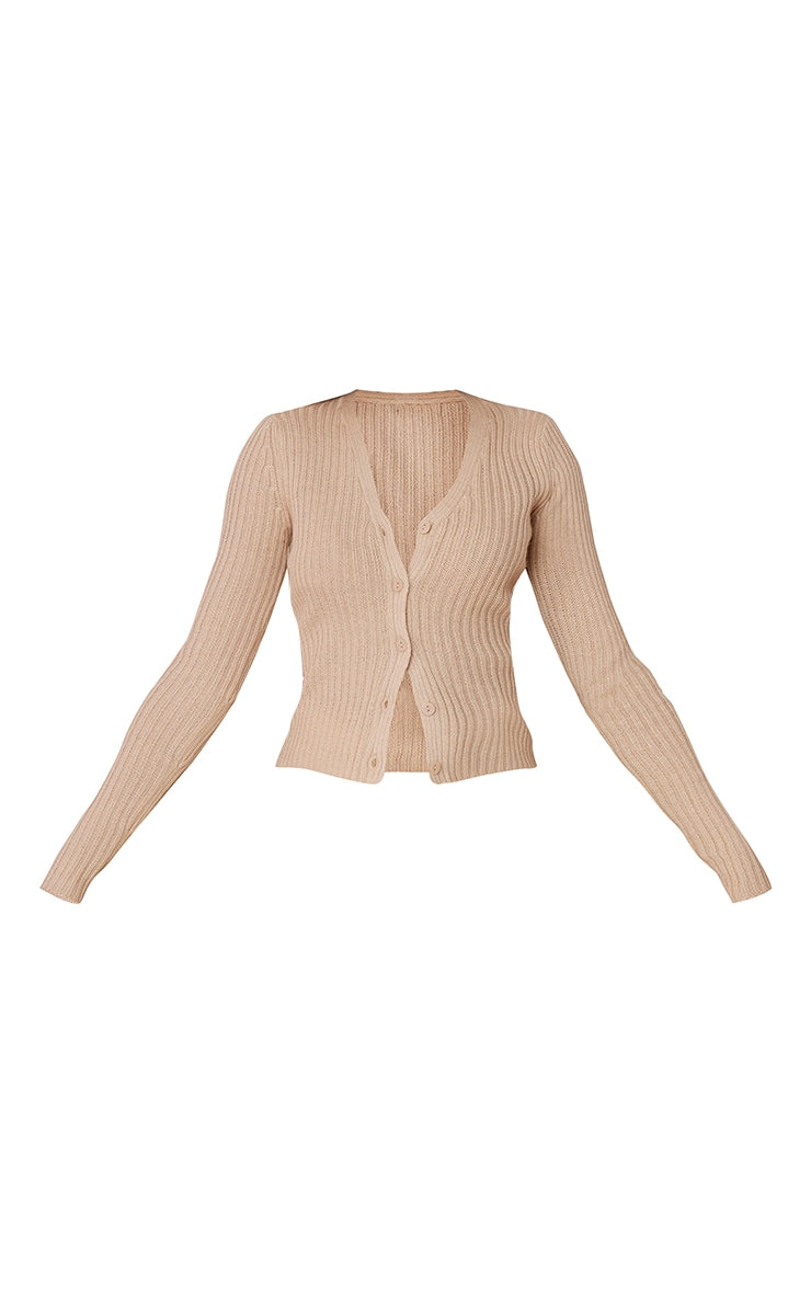 Stone Button Front Knit Cardigan Next Day Delivery Before 10 pm