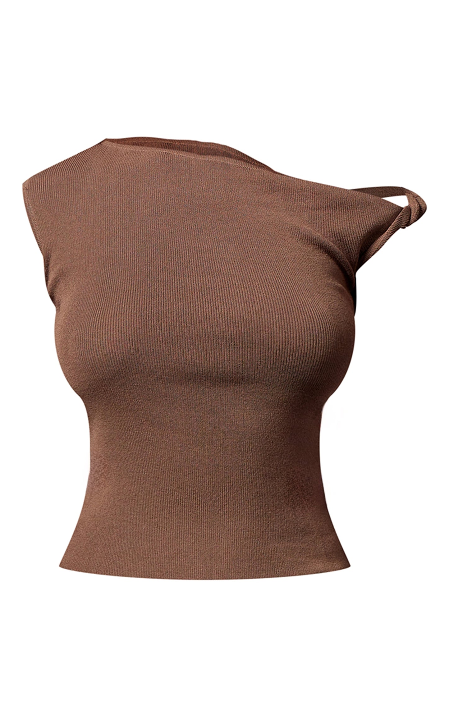 Black Fine Knit Twist Neck Vest Top Next Day Delivery