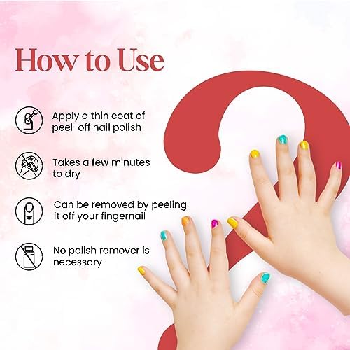 KreativeKraft Girls Beauty Advent Calendar 2024 - Peel Off Nail Polish Makeup Nail Stickers (Beauty)
