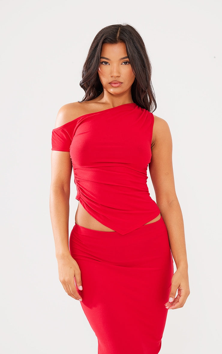 Black Soft Touch Sleeveless Asymmetric Hem Top Next Day Delivery Before 10 pm