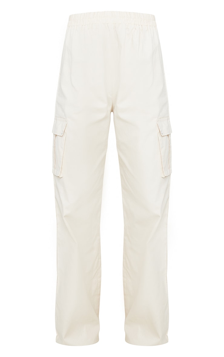 Next Day Delivery Before 10 pm Khaki Wide Leg High Waisted Cargo Trousers