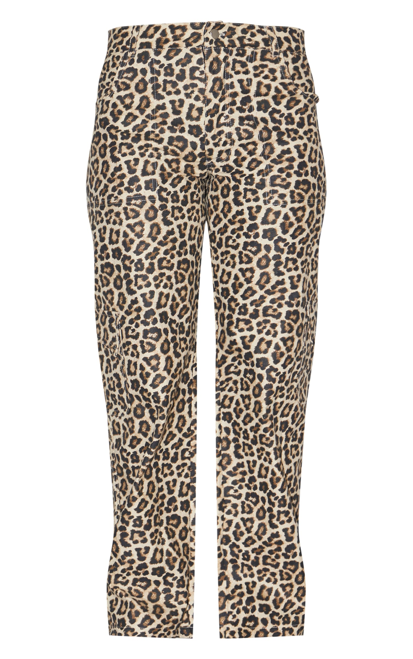 Next Day Delivery Before 10 pm Leopard Printed Cargo Trousers