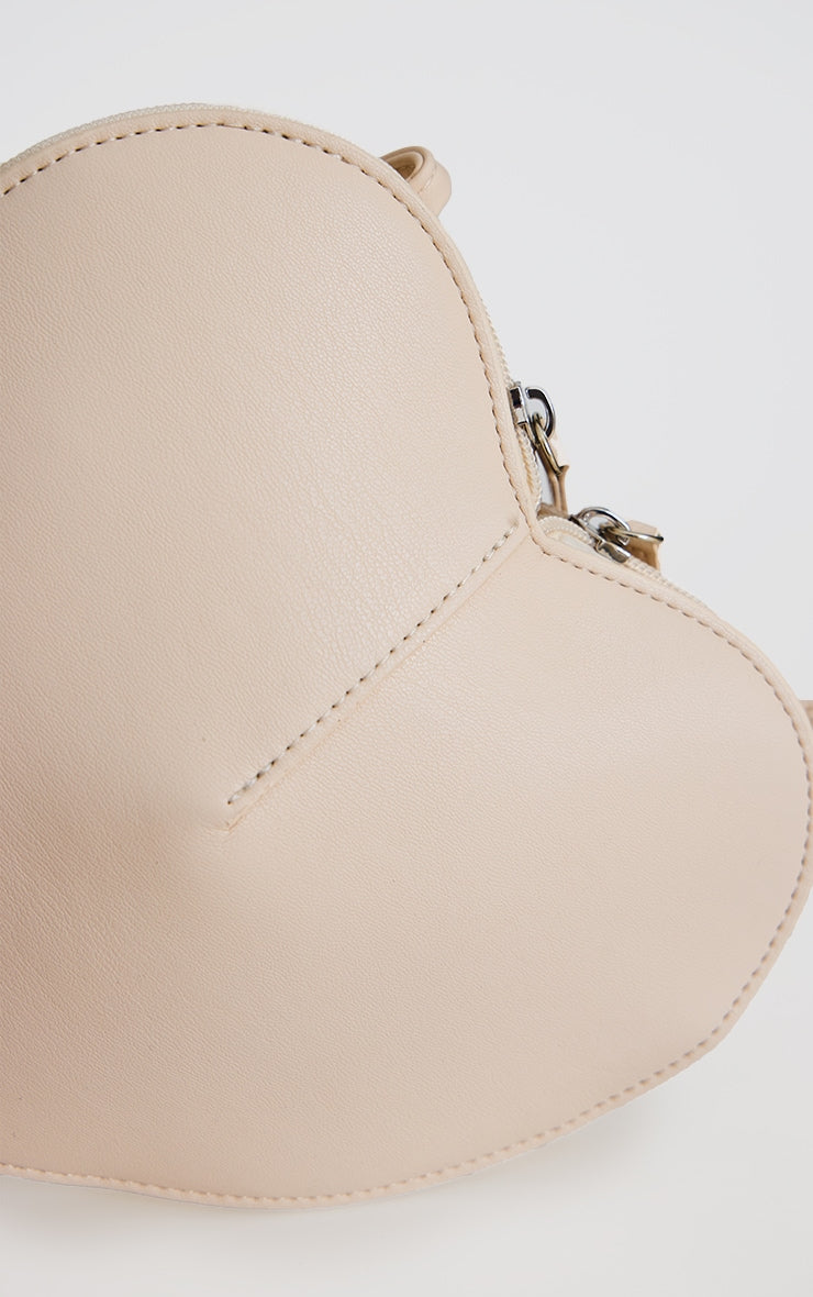 Black PU Heart Crossbody Bag Next Day Delivery 10 PM