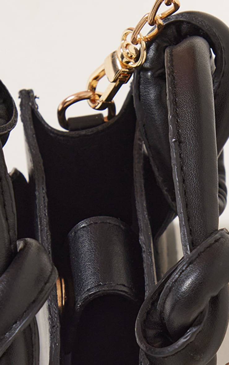 White Knot Handle Mini Grab Bag