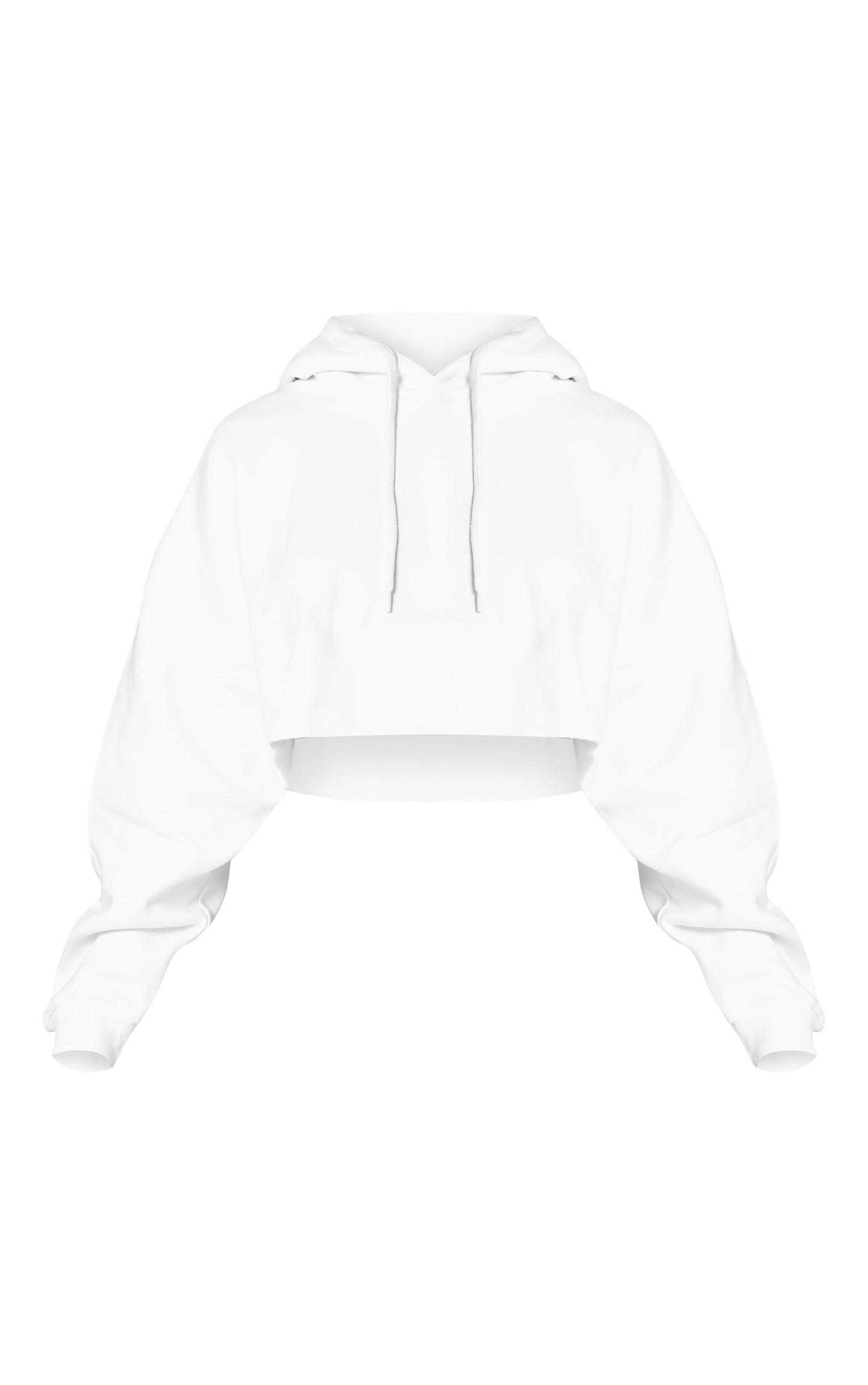 Sand Oversized Fit Cropped Sweat Hoodie Next Day Delivery Before 10 pm