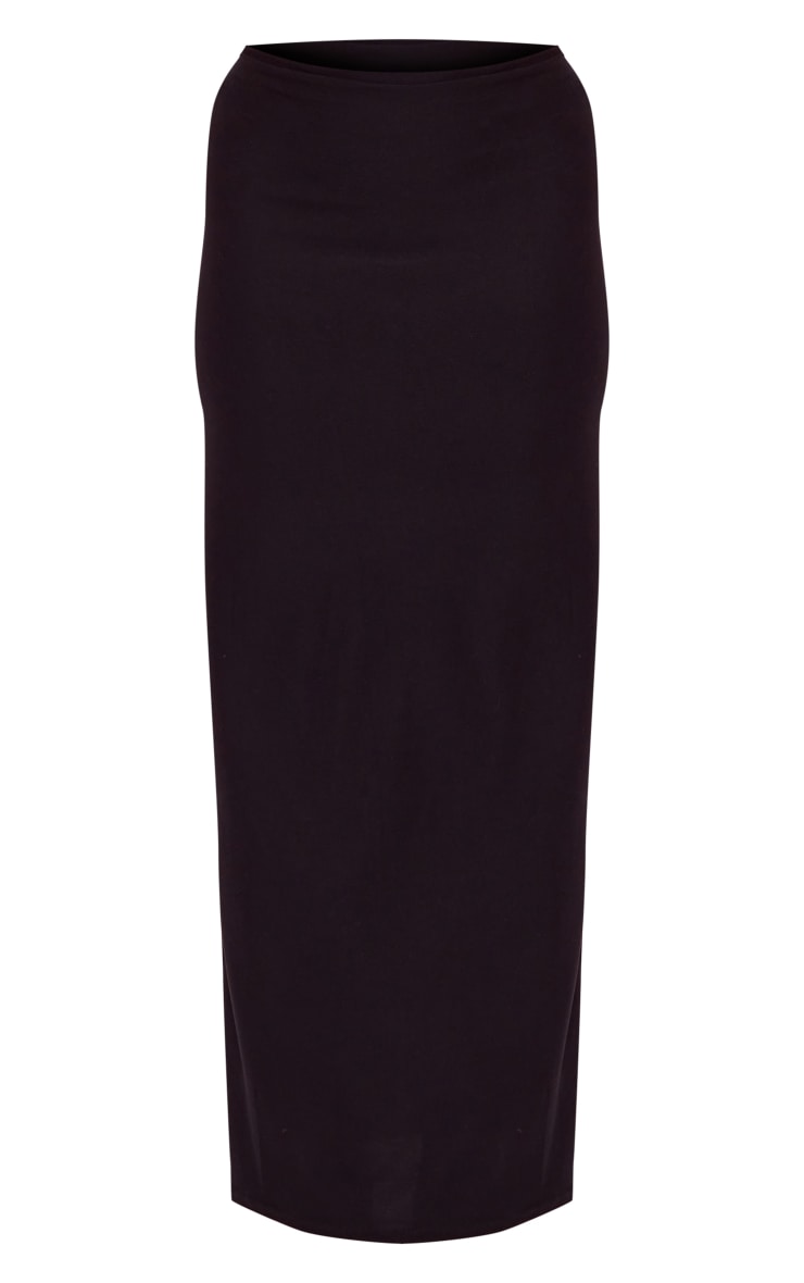 Khaki Soft Touch Low Rise Maxi Skirt Next Day Before 10 PM
