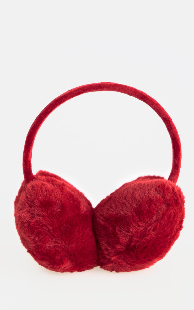 Leopard Faux Fur Ear Muffs Next Day Delivery Before 10PM