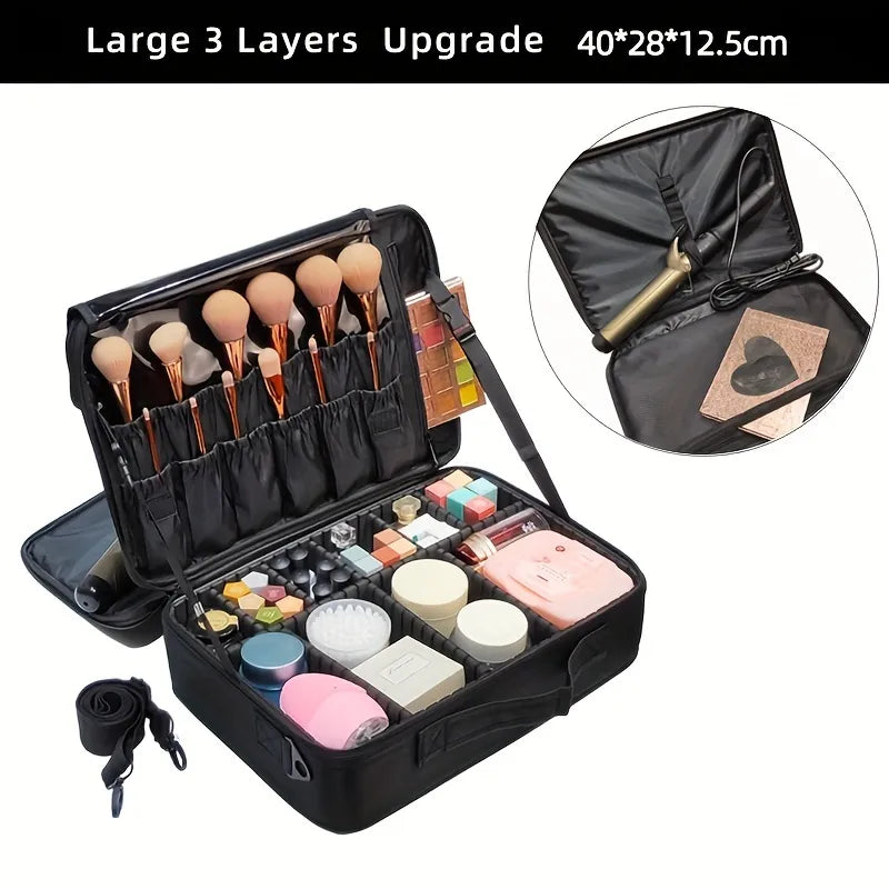 New Oxford Cloth Makeup Bag For Women Waterproof Large Capacity Travel Cosmetic Case