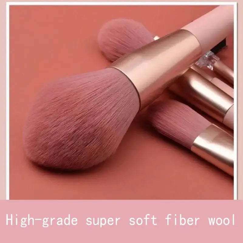 8PCS Soft Makeup Brushes Set Portable Eye Shadow Foundation Women Cosmetic Brushes Powder Blush Beauty Make Up Brush Beauty Tool