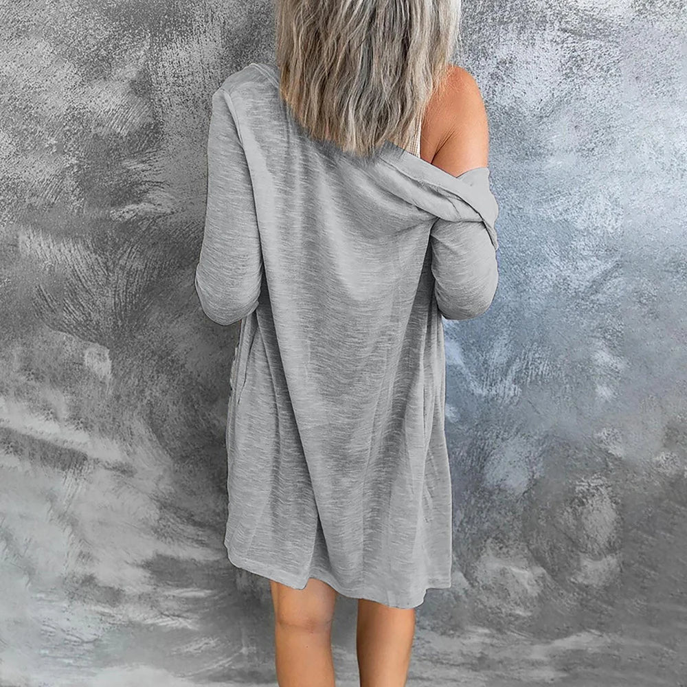 Women's Clothing Long Solid Color Casual Long Sleeve Cardigan 2024 Spring Summer Top Fashion Korean Outerwear Elegant Female Y2K