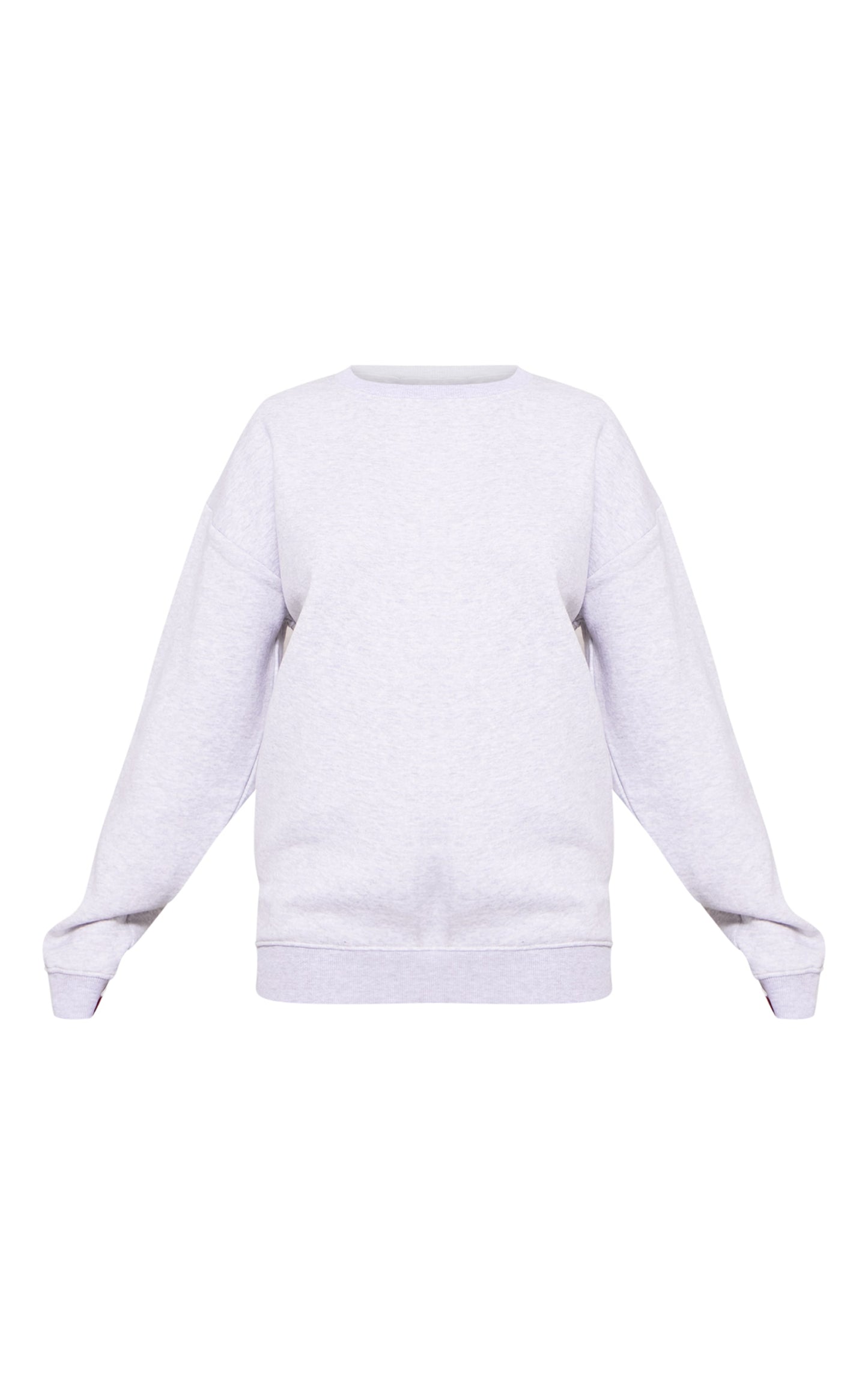 Next Day Delivery Before 10 PM Ash Grey Oversized Fit Sweatshirt