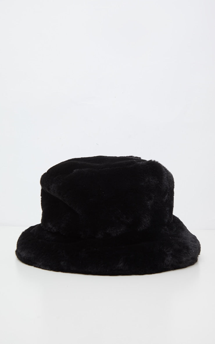 Mushroom Faux Fur Bucket Hat Next Day Delivery Before 10 pm