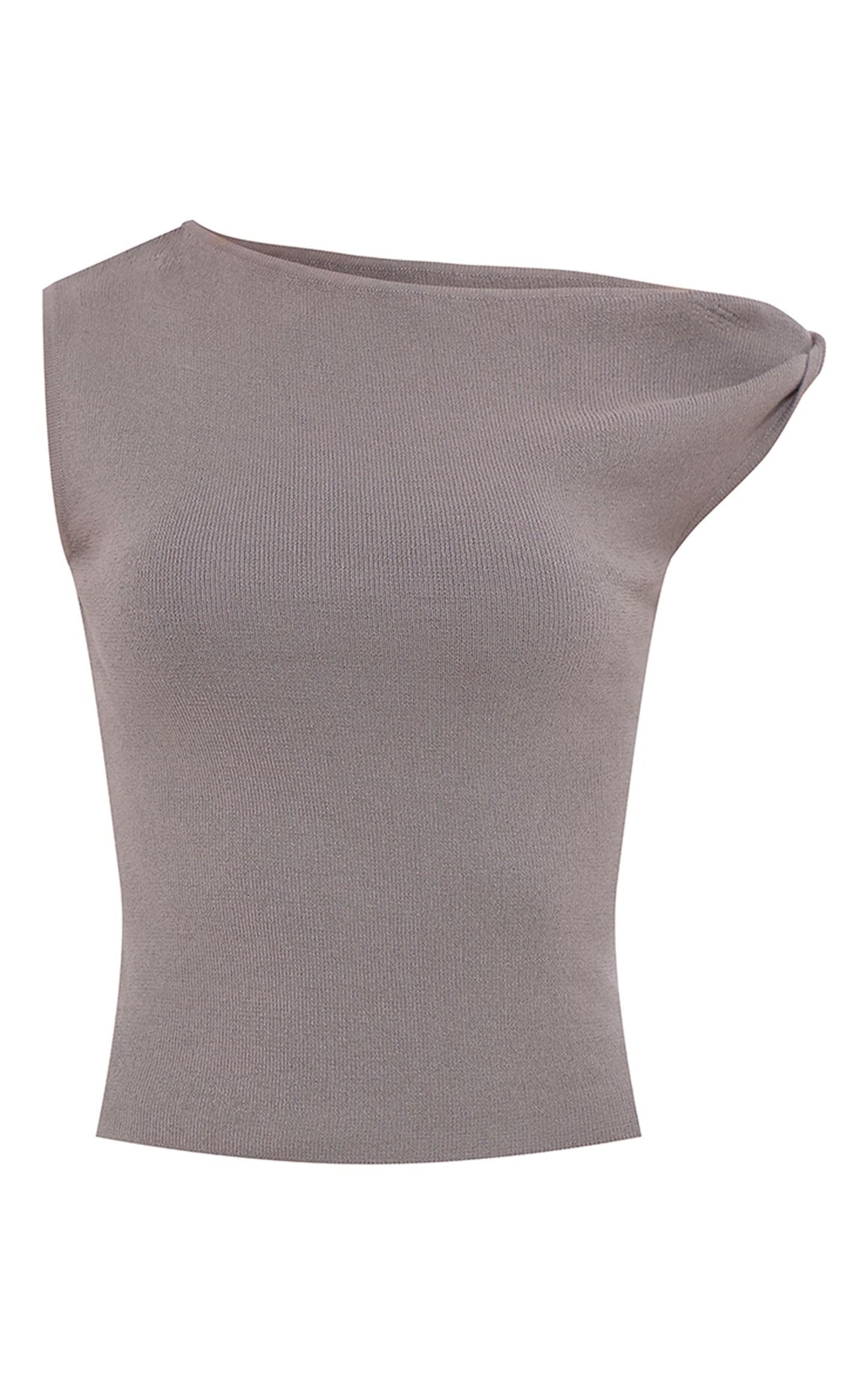 Black Fine Knit Twist Neck Vest Top Next Day Before 10 PM