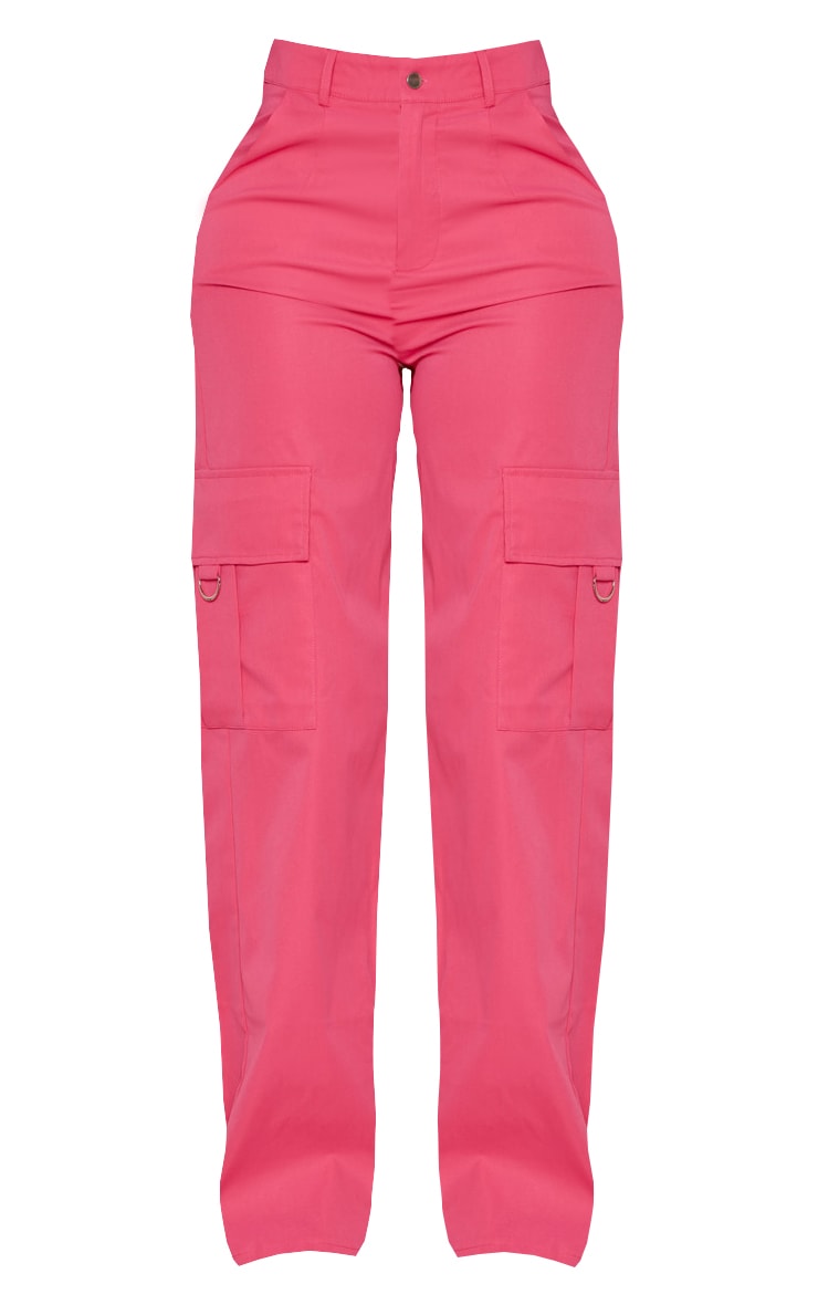 Next Day Delivery Before 10 pm Shape Stone Buckle Detail Cargo Wide Leg Trousers