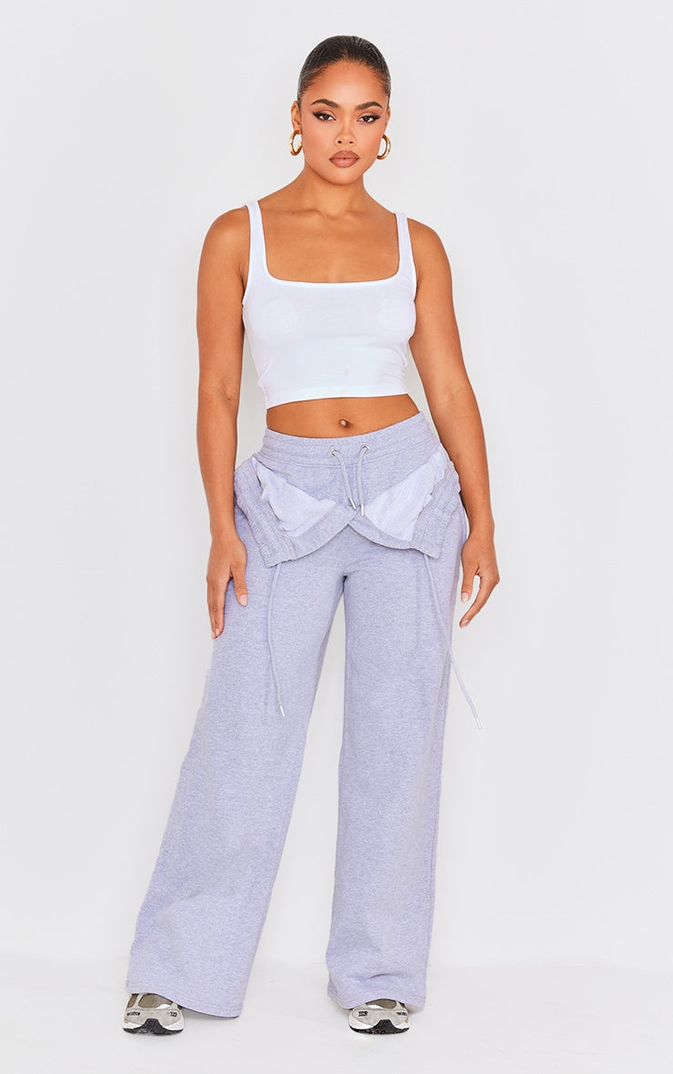 Pebble Exposed Waist Straight Leg Joggers Next Day Delivery Before 10 pm