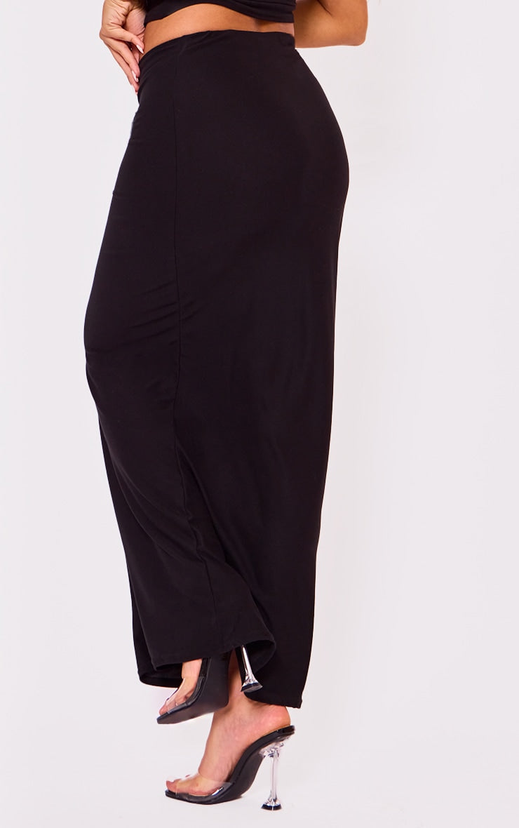 Khaki Soft Touch Low Rise Maxi Skirt Next Day Before 10 PM