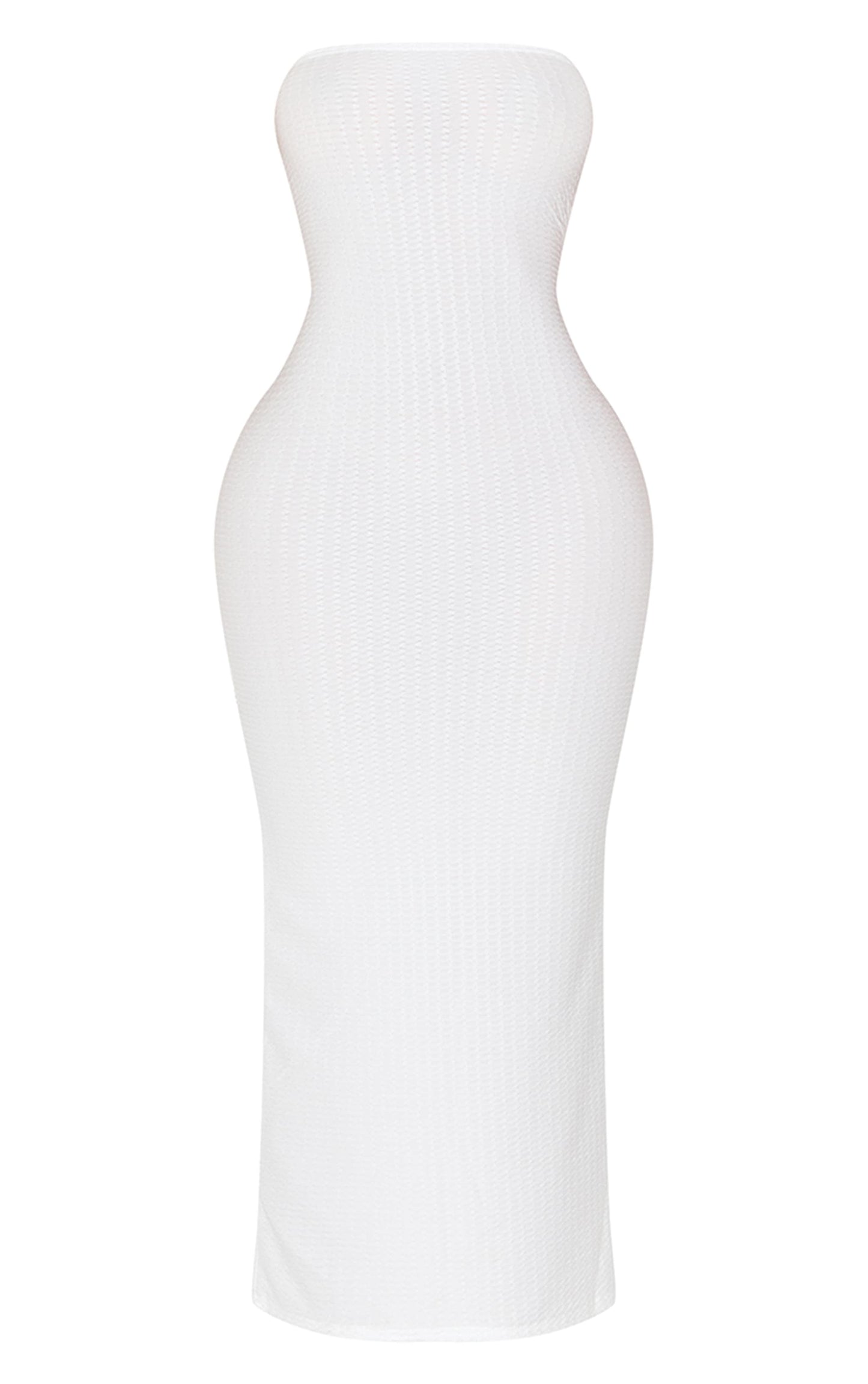 https://cdn-img.prettylittlething.com/d/6/3/c/d63c54b46eb98a38c4c7c62889d557df05418451_CNA2346_5_shape_white_textured_bandeau_midaxi_dress.jpg