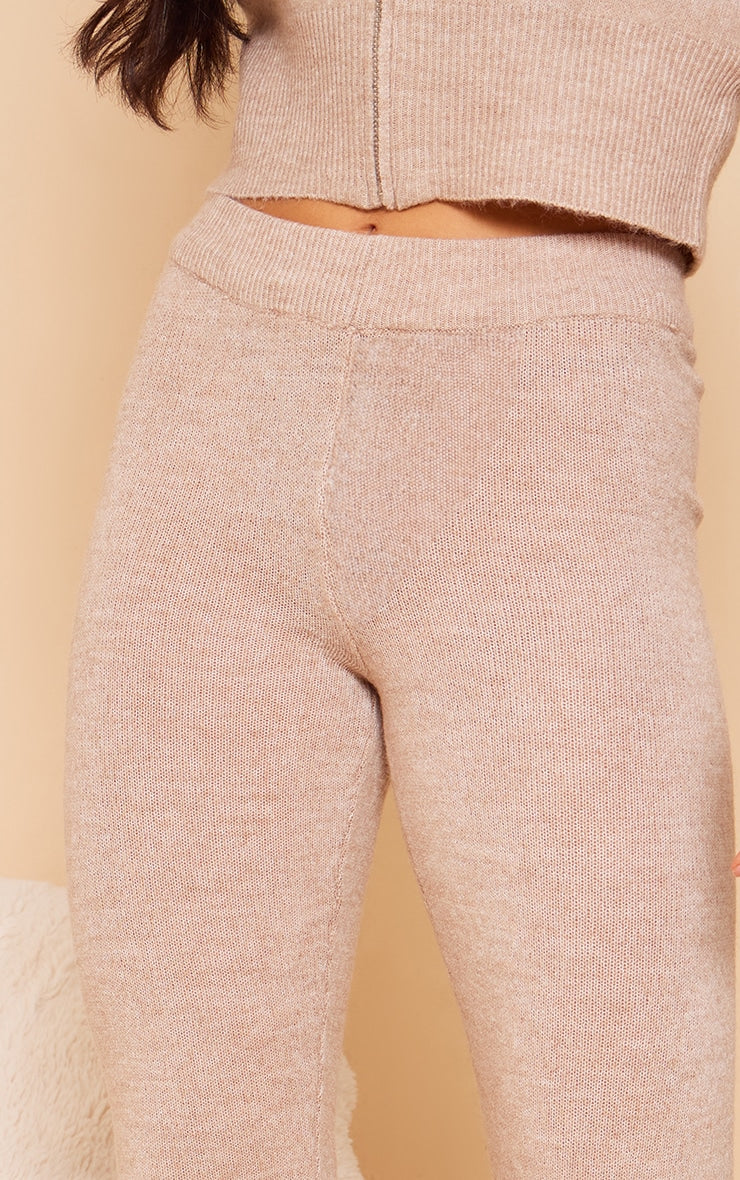 Mocha Marl Knit Legging Next Day Delivery Before 10 pm