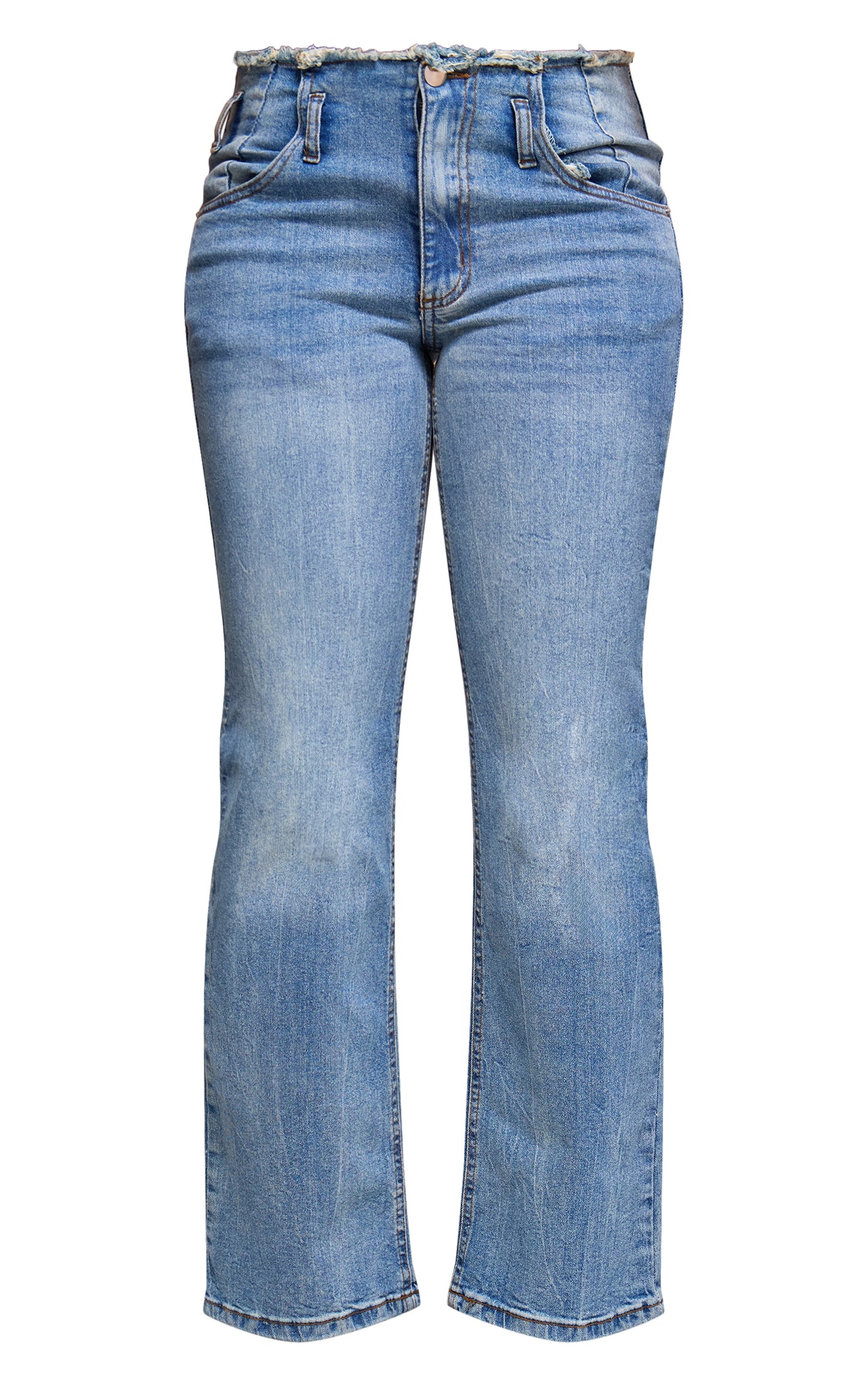 Vintage Wash Frayed Hem Relaxed Fit Jeans Next Day Delivery Before 10 pm
