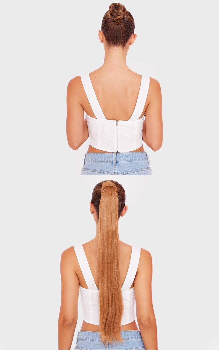 Hair Choice Extensions Power Pony 26 Inch Straight Amber Next Day Delivery Before 10 pm