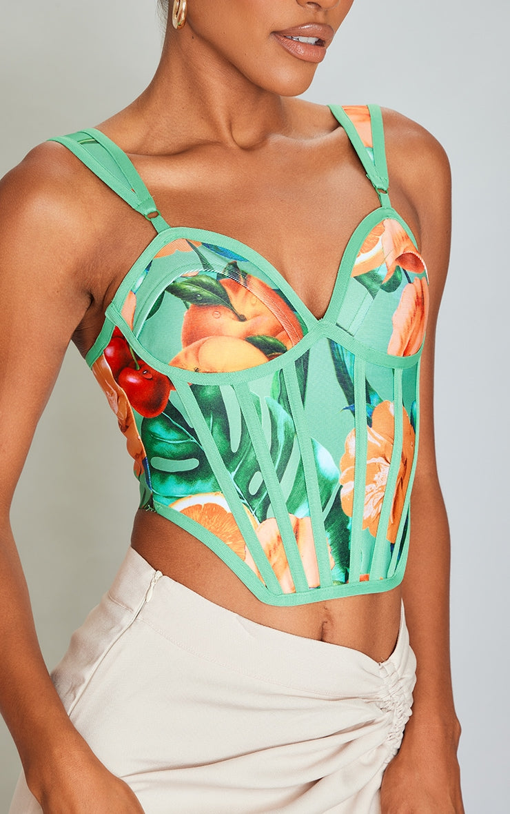 Next Day Delivery Before 10 pm Black Bandage Dip Hem Bust Cup Corset