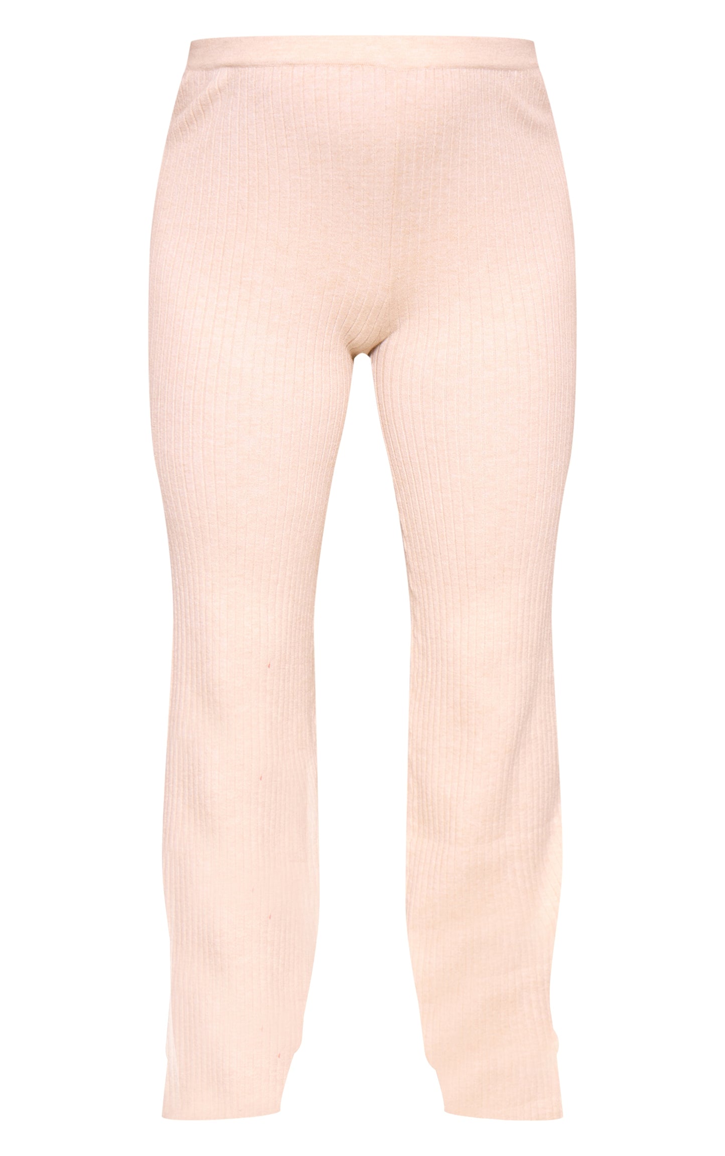Maternity Oatmeal Rib Knit Wide Leg Trousers Next Day Delivery Before 10 pm