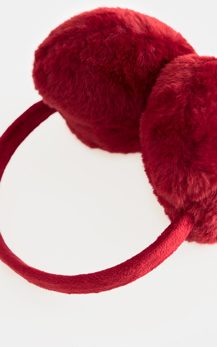 Leopard Faux Fur Ear Muffs Next Day Delivery Before 10PM