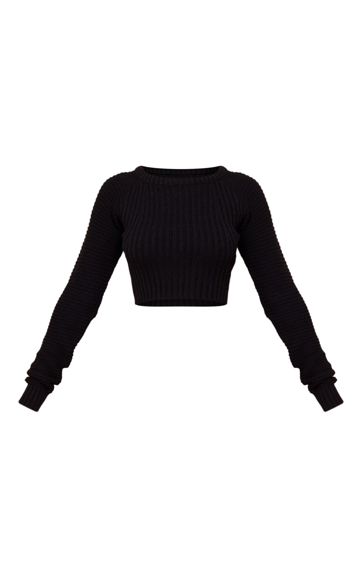 Petite Oatmeal Cropped Knit Jumper Next Day Delivery Before 10 pm