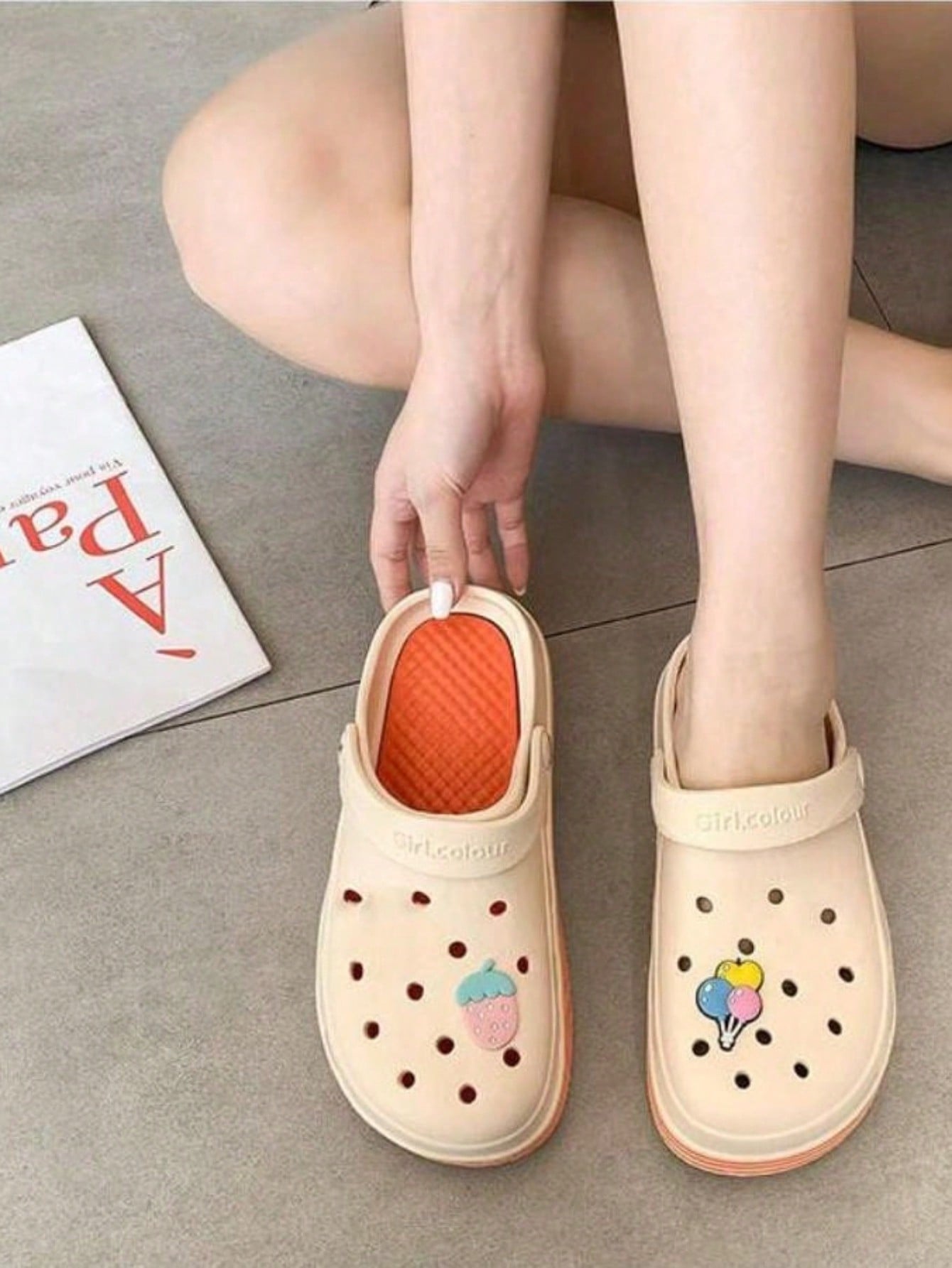 Comfortable Hollow Out EVA Slipper: Anti-Skid Thick Soled Sandals for Daily Wear and Summer Fun