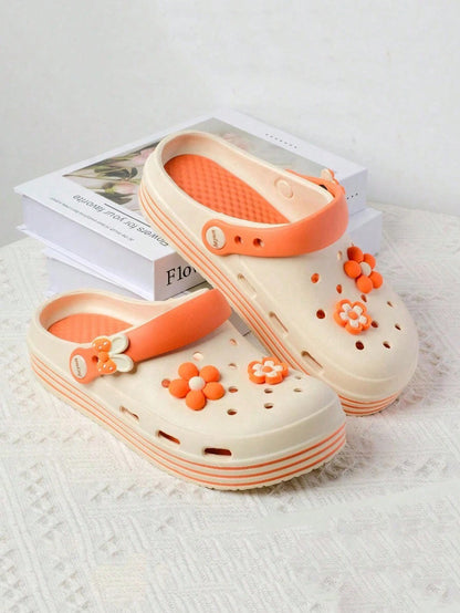 Comfortable Hollow Out EVA Slipper: Anti-Skid Thick Soled Sandals for Daily Wear and Summer Fun