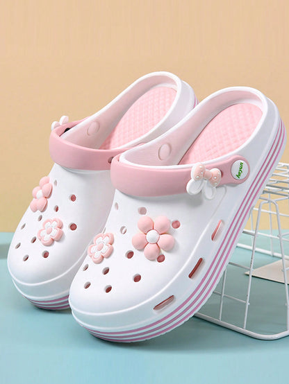 Comfortable Hollow Out EVA Slipper: Anti-Skid Thick Soled Sandals for Daily Wear and Summer Fun