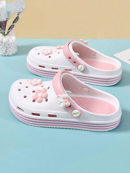 Comfortable Hollow Out EVA Slipper: Anti-Skid Thick Soled Sandals for Daily Wear and Summer Fun