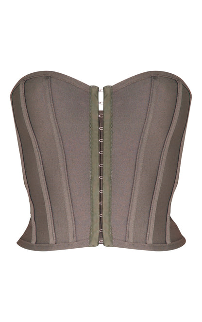 Next Day Delivery Before 10 PM Lilac Bandage Hook And Eye Structured Corset