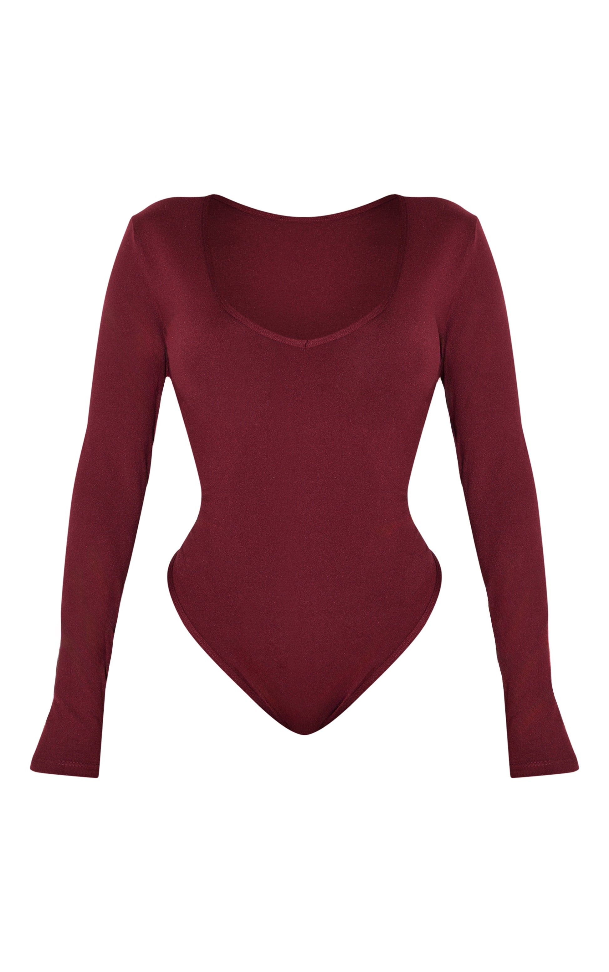 https://cdn-img.prettylittlething.com/3/0/a/d/30ad78599be67688b4d26a6f5ddefd32ba443e91_CNL9496_5_shape_burgundy_sculpted_v_neck_long_sleeve_bodysuit.jpg