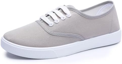 Next Day Delivery Before 10PM Women Low Cut Canvas Lace-up Classic Casual Tennis Shoes Fashion Sneakers