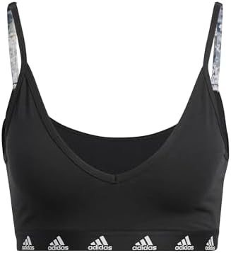 Next Day Delivery Before 10PM adidas Purebare Light-Support Bra, Recycled Polyester, Grey