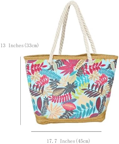 Next Day Delivery Before 10PM FAVORTALK Beach Shoulder Canvas Handbag - Stylish and Practical for Shopping and Sunbathing