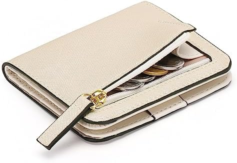 Next Day Delivery Before 10PM RFID Blocking Leather Compact Bi-fold Women's Purse