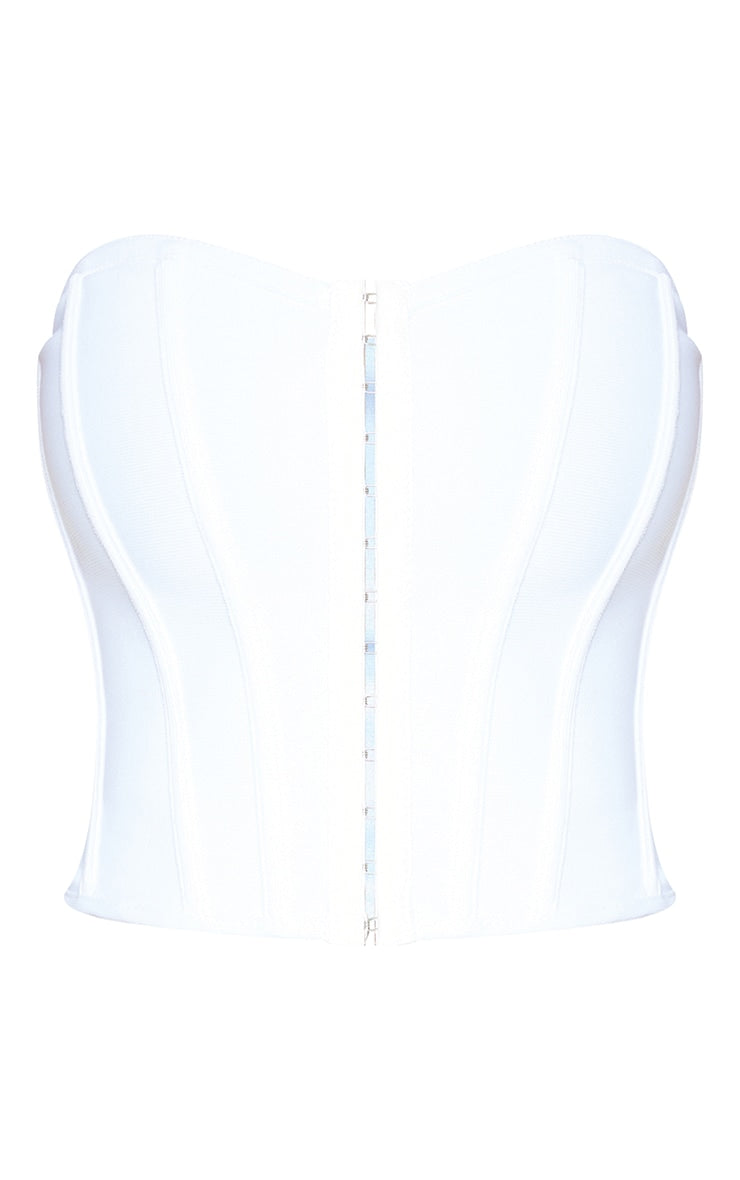 Next Day Delivery Before 10 PM Lilac Bandage Hook And Eye Structured Corset