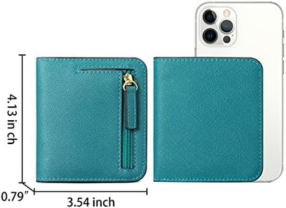 Next Day Delivery Before 10PM RFID Blocking Leather Compact Bi-fold Women's Purse