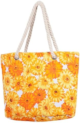 Next Day Delivery Before 10PM FAVORTALK Beach Shoulder Canvas Handbag - Stylish and Practical for Shopping and Sunbathing