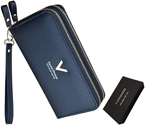 Next Day Delivery Before 10PM High Capacity Women's Leather Purse with Multiple Card Slots and Organiser