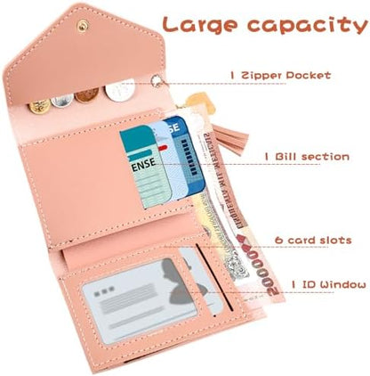 Next Day Delivery Before 10PM Classic Small Leather Wallet Credit Card Holder - Women's Stylish Purse