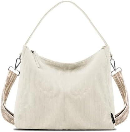 Next Day Delivery Before 10PM Prite Corduroy CrossBody Shoulder Bag - Stylish and Functional for School or Beach