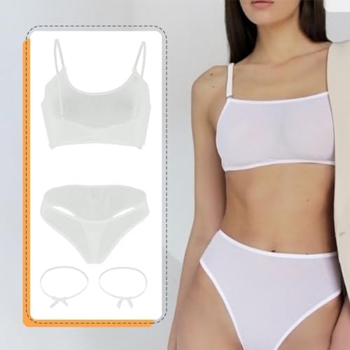 Next Day Delivery Before 10PM  See-Through Brassiere: Breathable and Ultra-Thin Women's Bra and Knicker Set